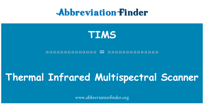 TIMS: Thermische Infrarot Multispektral-Scanner