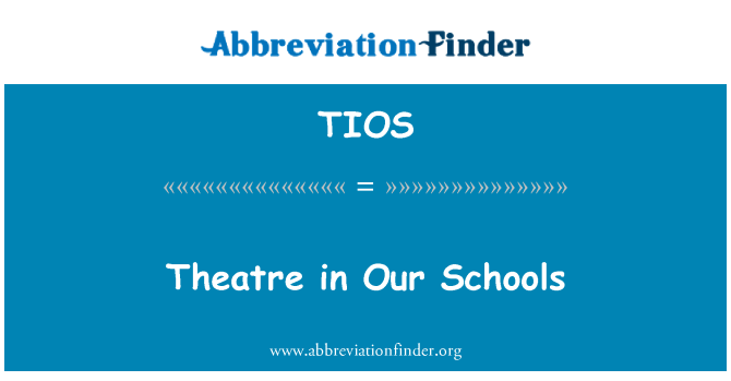 TIOS: Théâtre nan lekòl nou