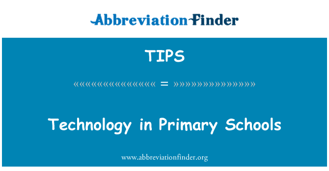 TIPS: Tecnologia a les escoles primàries