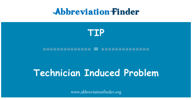 TIP: Technik přiměl problém