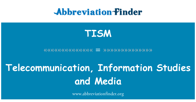 TISM: Telecomunicazioni, studi di informazione e Media
