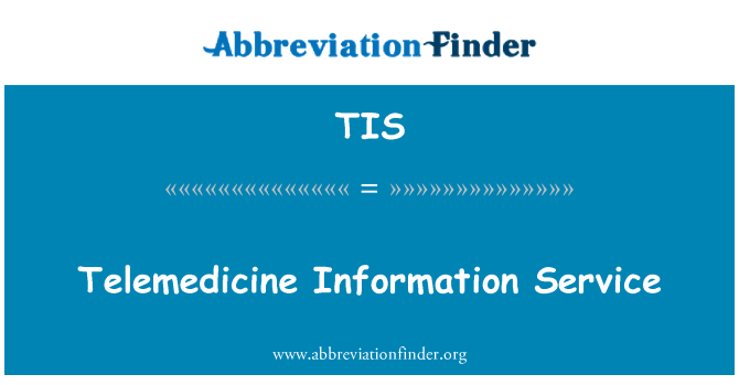 TIS: บริการข้อมูล Telemedicine