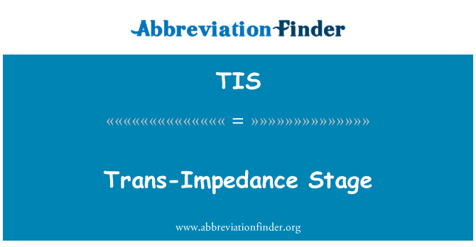 TIS: ترانس-مقاومة المرحلة