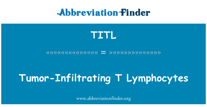 TITL: Oul S' Lymphocytes T