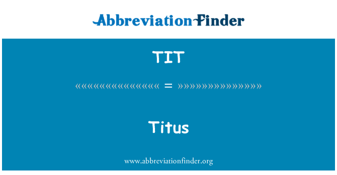 TIT: Titus