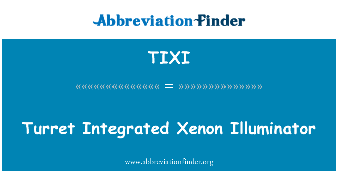 TIXI: Torn integrerade Xenon Illuminator