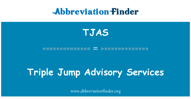 TJAS: ٹرپل جمپ مشاورتی خدمات