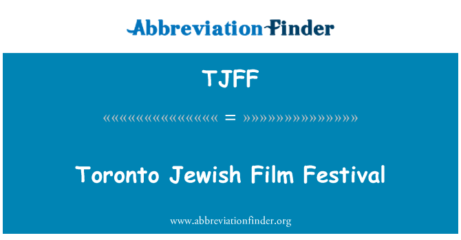 TJFF: Toronto židovský filmový Festival