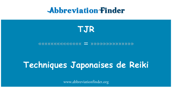 TJR: طراز (ضدابہام) جاپونیساس de ریکی