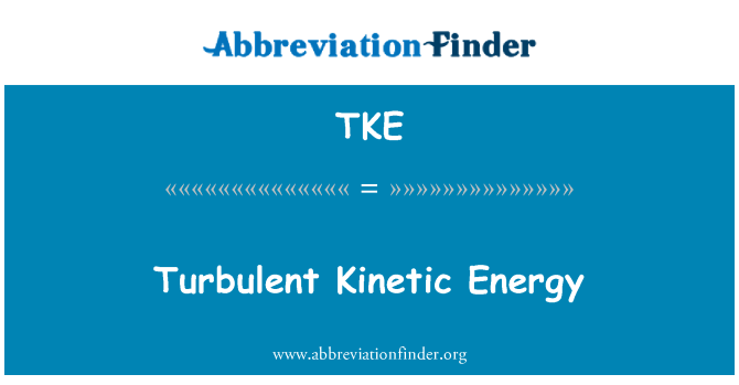 TKE: Plażmas enerġija kinetika