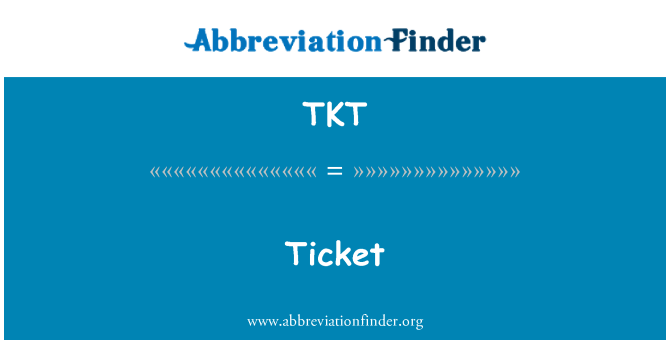 TKT: Tiket