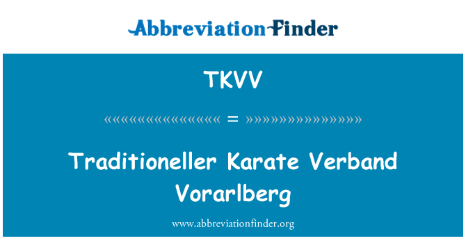 TKVV: Traditioneller Karate Verband Vorarlberg