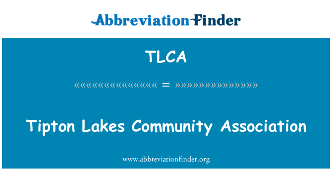 TLCA: Tipton ezeru Kopienas asociācijas