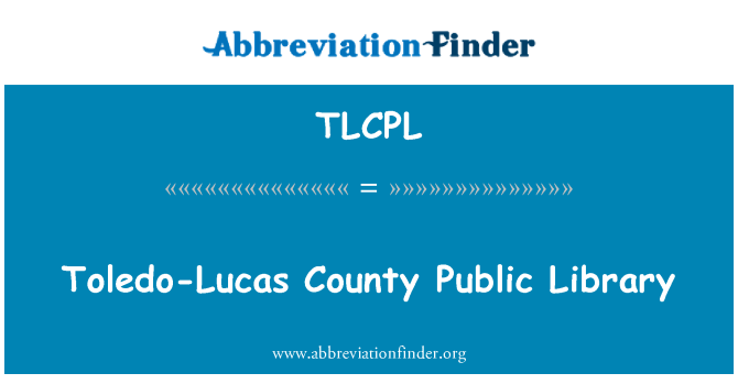 TLCPL: 托萊多 Lucas 縣公共圖書館