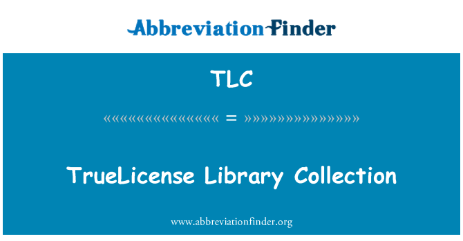 TLC: Ranmase kèt bibliyotèk TrueLicense