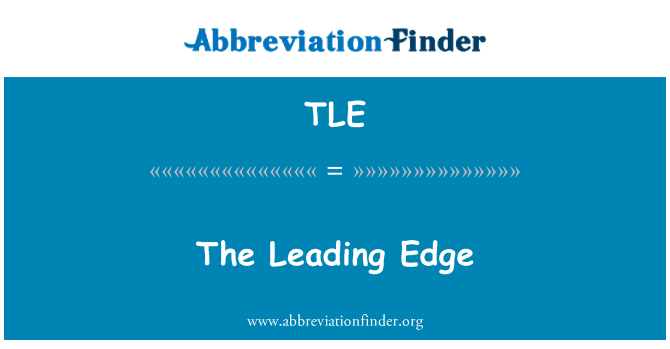 TLE: The Leading Edge