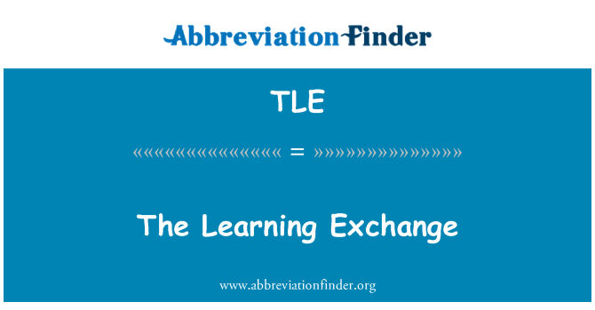 TLE: The Learning Exchange