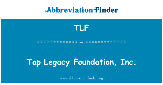 TLF: Klepnutím na odkaz Foundation, Inc.
