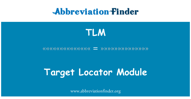 TLM: هدف یاب ماژول