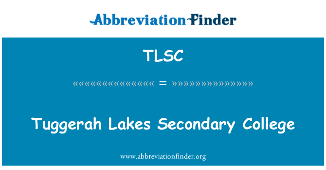 TLSC: Tuggerah Lakes segondè kolèj