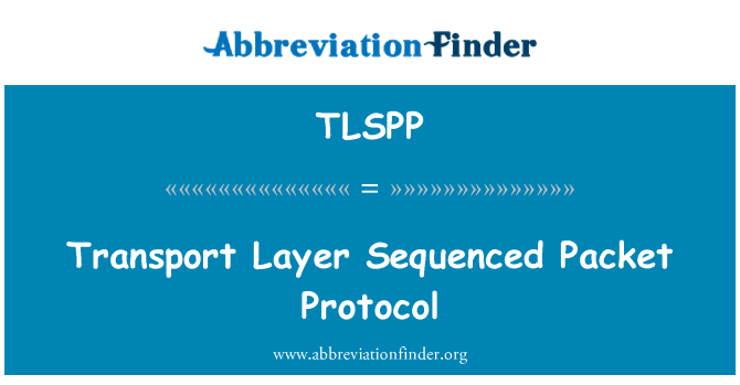 TLSPP: Ouch transpò Séquence Paquet pwotokòl