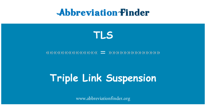 TLS: Triple Link peatamine