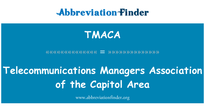 TMACA: Associació de gestors de telecomunicacions de l'àrea de Capitol