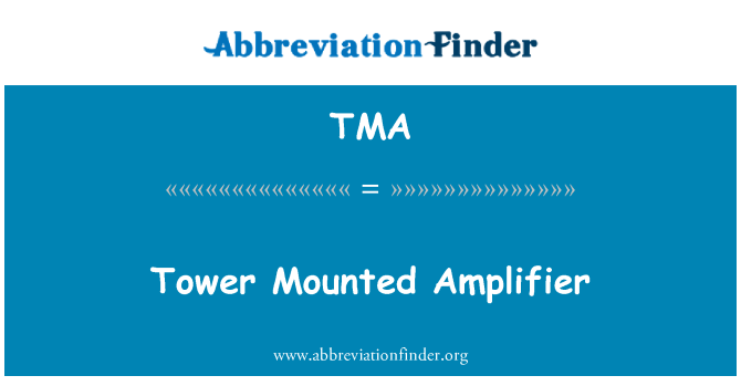 TMA: Tŵr chwyddseinyddion ar geffylau