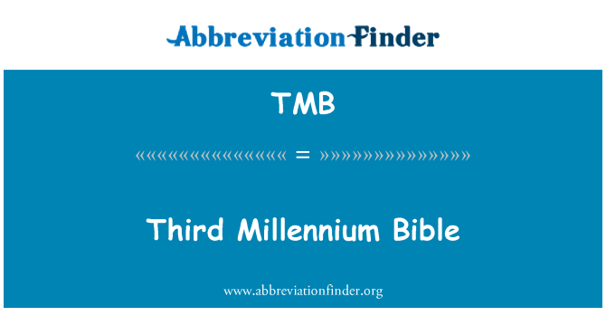 TMB: Derde Millennium Bijbel