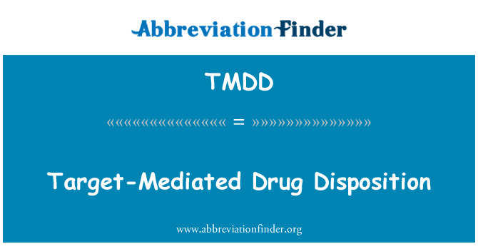 TMDD: التصرف في الهدف بوساطة المخدرات