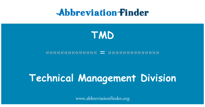 TMD: Tekniska förvaltningen Division