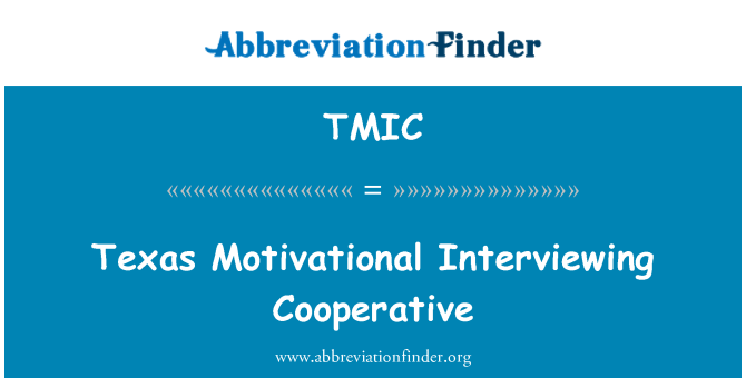 TMIC: ٹیکساس کوآپریٹو انٹر ترغیب