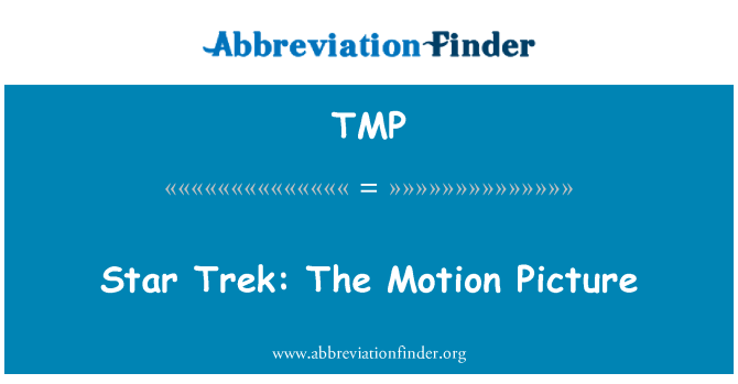 TMP: ستار تريك: الصور المتحركة