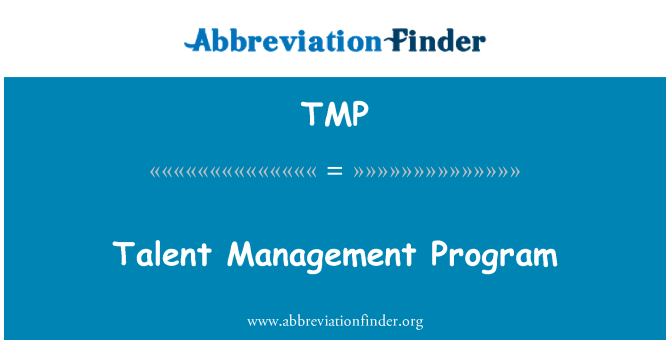 TMP: Program de Management talent