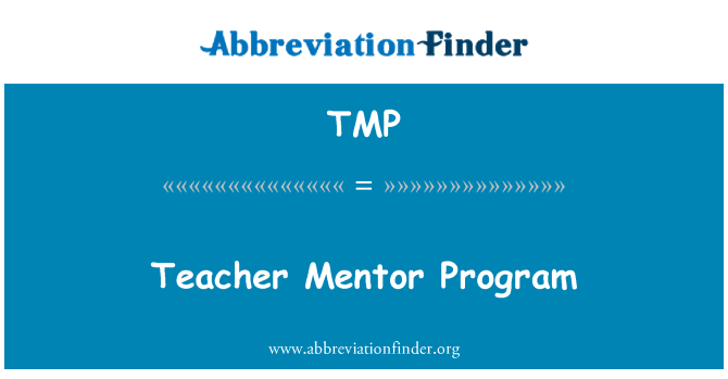 TMP: Učitel Mentor Program