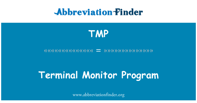 TMP: Program memantau terminal