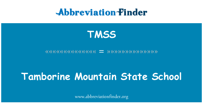 TMSS: Tamborine Mountain State School