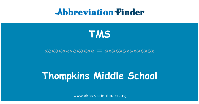 TMS: Thompkins l-iskola tan-nofs