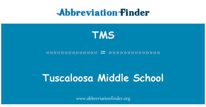 TMS: Tuscaloosa मिडिल स्कूल