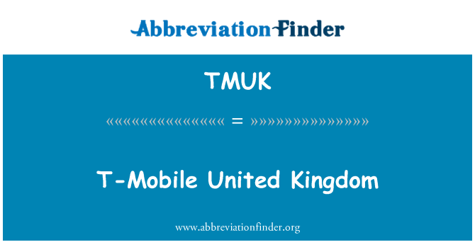 TMUK: T-Mobile Velká Británie