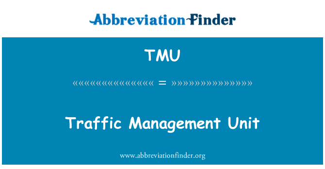 TMU: 交通管理股