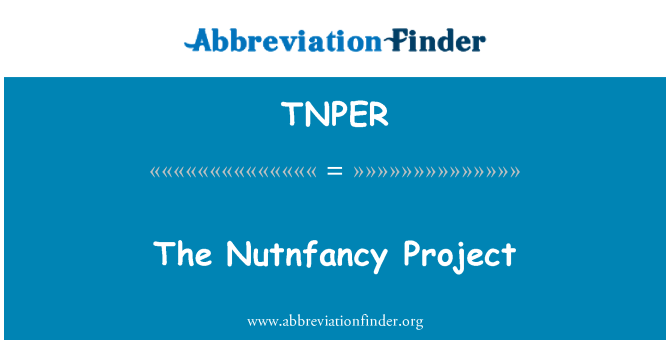 TNPER: El projecte Nutnfancy