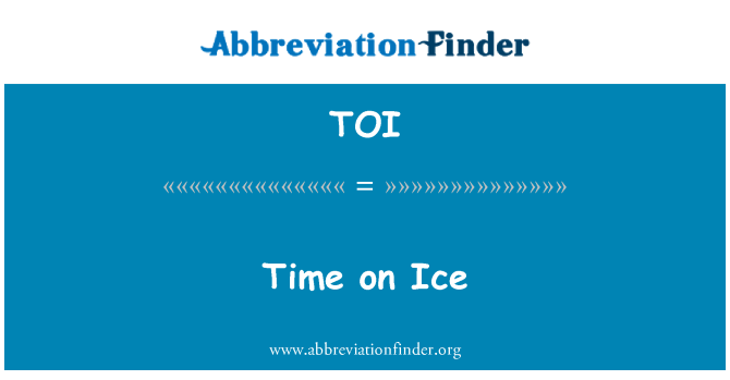 TOI: Time on Ice