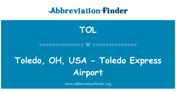 TOL: Toledo, OH, Estats Units - Toledo Express Airport