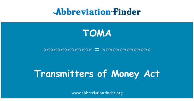 TOMA: お金法律の送信機
