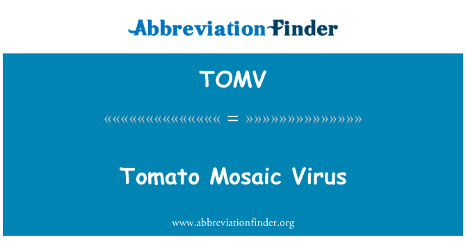 TOMV: Tomaten-Mosaik-Virus