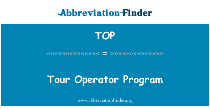 TOP: Ture operatora