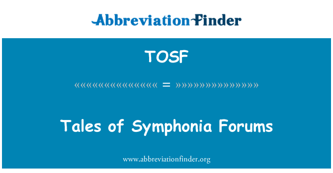 TOSF: Tales of Symphonia Forums