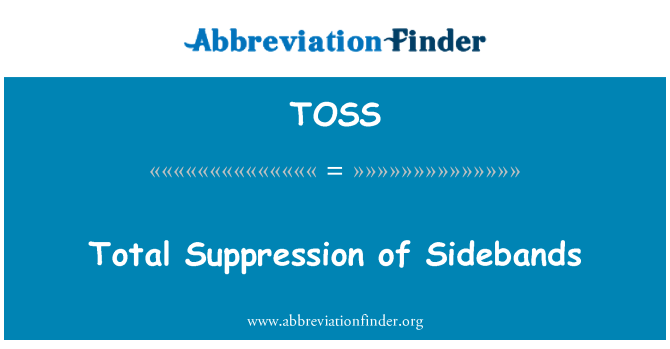 TOSS: 彻底压制的边带