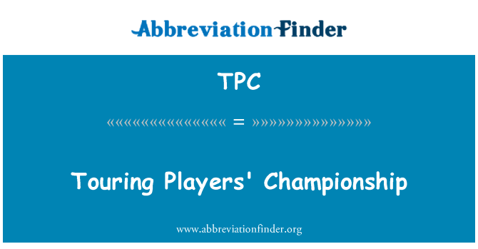 TPC: Touring Players' Championship